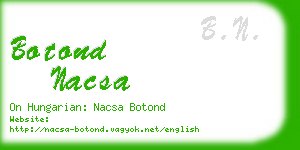 botond nacsa business card